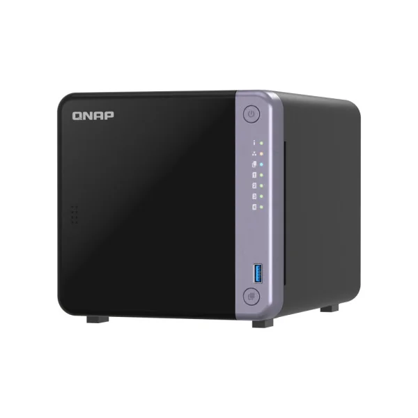 QNAP Ekonomiškas 4 skyrių 10GbE NAS | TS-432X-4G | Alpine | AL524 | Procesoriaus dažnis 2 GHz | 4 GB | DDR4 SODIMM | 90W adapter