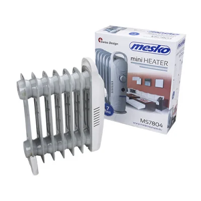 Mesko MS 7804 Oil Filled Radiator 700 W Number of power levels 1 White