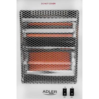 Adler Heater AD 7709 Halogen Heater 800 W Number of power levels 2 White