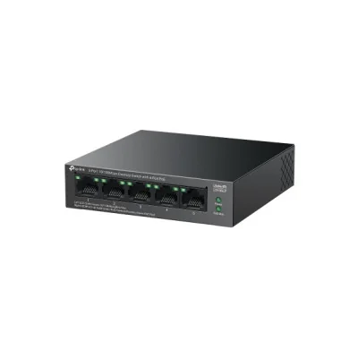 TP-LINK | 5-Port 10/100Mbps Switch with 4-Port PoE | LS105LP | Unmanaged | Desktop