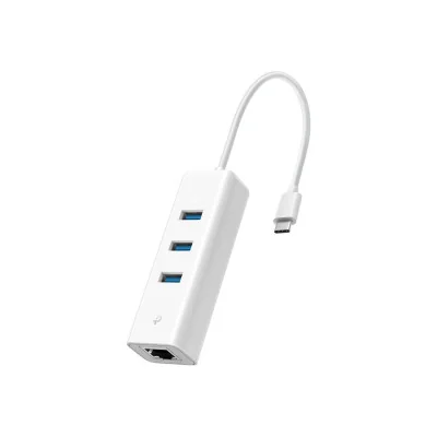 TP-LINK UE330C USB 3.0 Type-C to Gigabit Ethernet Network Adapter with 3-Port USB 3.0 Type-A Hub