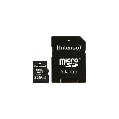 MEMORY MICRO SDXC 256GB UHS-I/W/ADAPTER 3423492 INTENSO