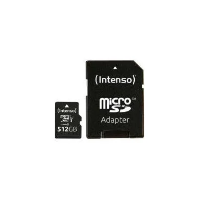 MEMORY MICRO SDXC 512GB UHS-I/W/ADAPTER 3423493 INTENSO