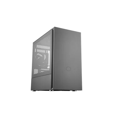 Cooler Master Silencio S400 with Steel side panel Black Mini ITX, Micro ATX Power supply included No