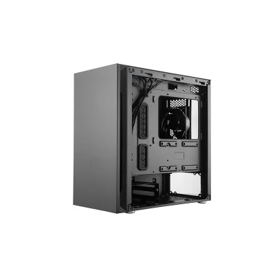 Cooler Master Silencio S400 with Steel side panel Black Mini ITX, Micro ATX Power supply included No