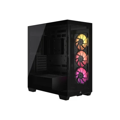 Corsair iCUE LINK 3500X RGB Mid-Tower PC Case, Black