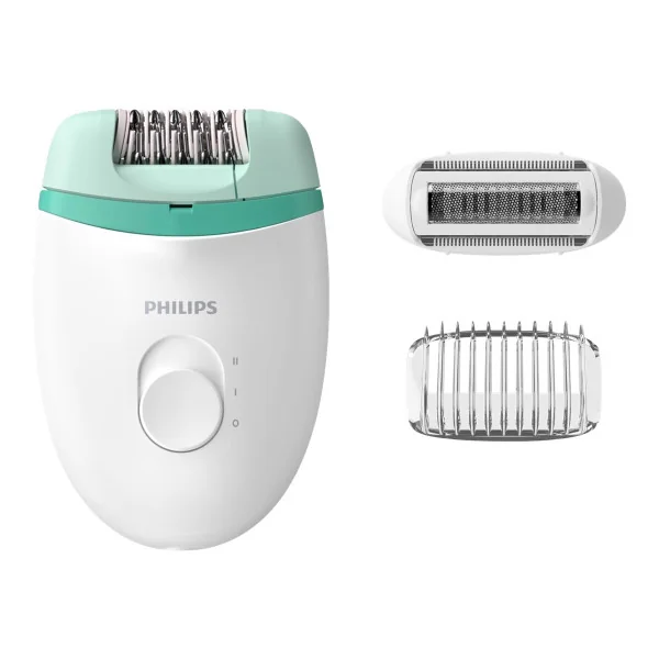 Philips | Epiliatorius | Satinelle Essential BRE245/00 | Balta/Žalia