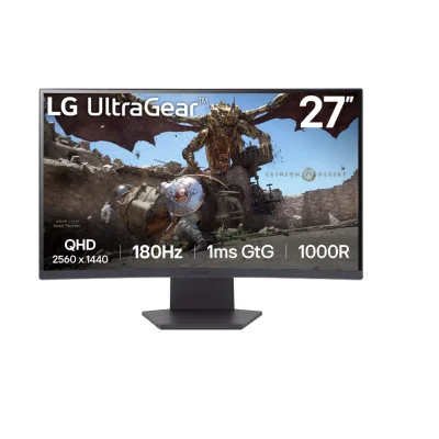 LG 27GS60QC-B | 27 " | VA | QHD | 16:9 | 180 Hz | 1 ms | 2560 x 1440 pixels | 300 cd/m | HDMI ports quantity 2