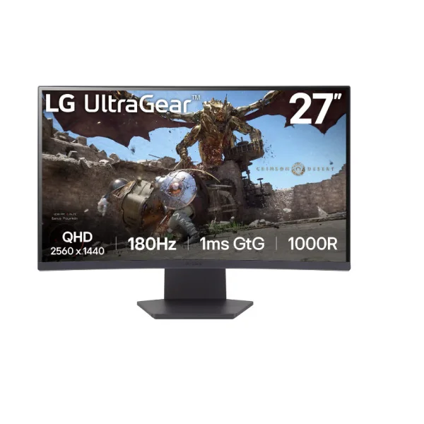 LG 27GS60QC-B | 27 colių | VA | QHD | 16:9 | 180 Hz | 1 ms | 2560 x 1440 pikselių | 300 cd/m | HDMI prievadų kiekis 2