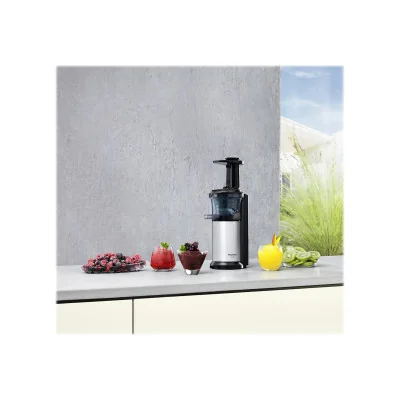 Panasonic | Slow Juicer | MJ-L500SXE | Type Centrifugal juicer | Silver | 150 W | Number of speeds 1 | 45 RPM