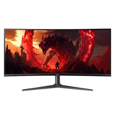 LCD Monitor|ACER|UM.CX0EE.H01|34"|Gaming/Curved/21 : 9|Panel VA|3440x1440|21:9|100Hz|Matte|1 ms|Speakers|Height adjustable|Tilt|