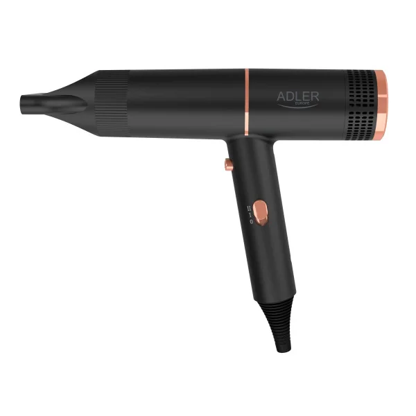 Adler Hair Dryer | AD 2278 | 1400 W | Number of temperature settings 2 | Ionic function | Black