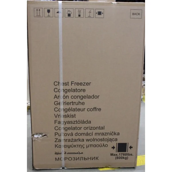 SALE OUT. Candy CCHH 100E Freezer, E, Chest, Free standing, Height 84.5 cm, Freezer net 97 L, White, DAMAGED PACKAGING, SCRATCHE