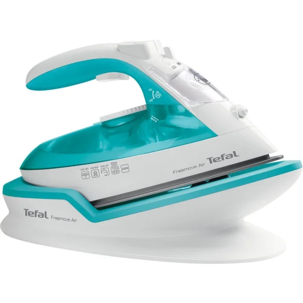 „Tefal FV6520E0 Freemove Air“ belaidis garų lygintuvas, vandens bakas 0,25 l, nuolatinis garas 25 g, 2400 W, 115 g garo stiprini