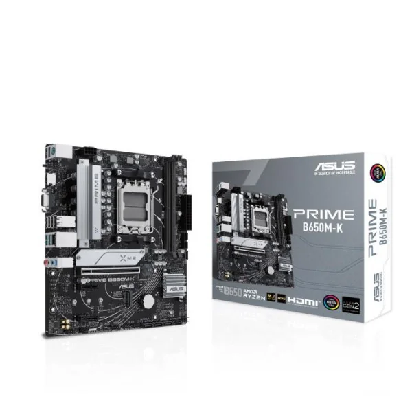 Pagrindinė plokštė|ASUS| AMD B650|SAM5|Micro-ATX|Atmintis DDR5|Atminties lizdai 2|2xPCI-Express 4.0 1x|1xPCI-Express 4.0 16x|2xM