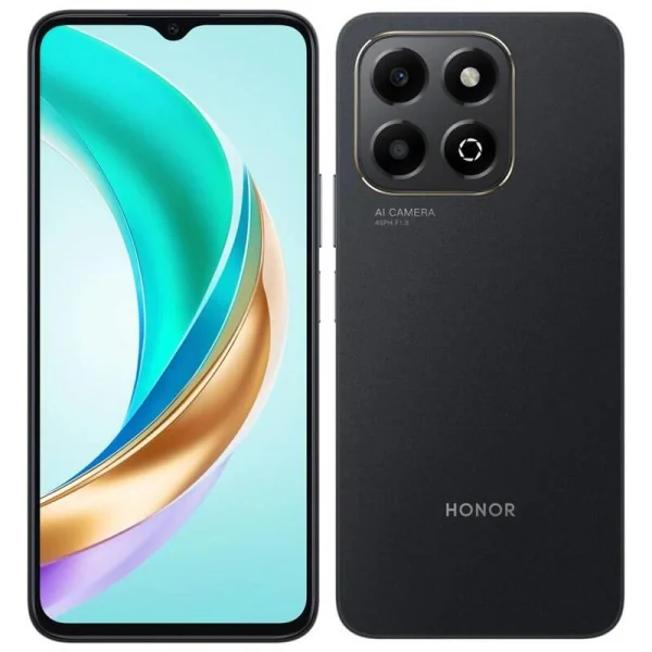 MOBILIOJO TELEFONO HONOR X6B 4/128GB/MIDNIGHT BLACK 5109BGFX HONOR