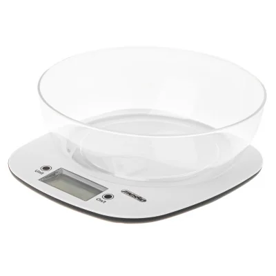 Adler Kitchen Scale with a bowl | MS 3179w | Graduation 1 g | Display type LCD | White