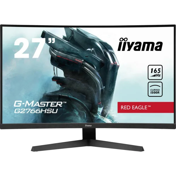 LCD monitorius| IIYAMA |G2766HSU-B1|27"|Žaidimai / išlenktas | Skydas VA|1920x1080|16:9|165Hz|Matinis|1 ms|Garsiakalbiai|G2766HS