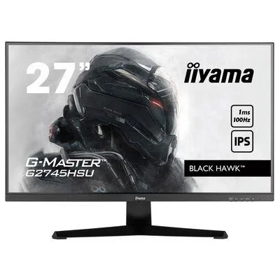 LCD Monitor|IIYAMA|27"|Gaming|Panel IPS|1920x1080|16:9|100Hz|Matte|1 ms|Speakers|Tilt|Colour Black|G2745HSU-B1