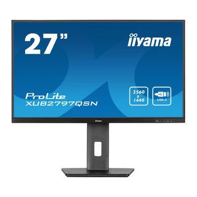 LCD Monitor|IIYAMA|27"|Business|Panel IPS|2560x1440|16:9|100Hz|Matte|1 ms|Speakers|Swivel|Pivot|Height adjustable|Tilt|Colour Bl