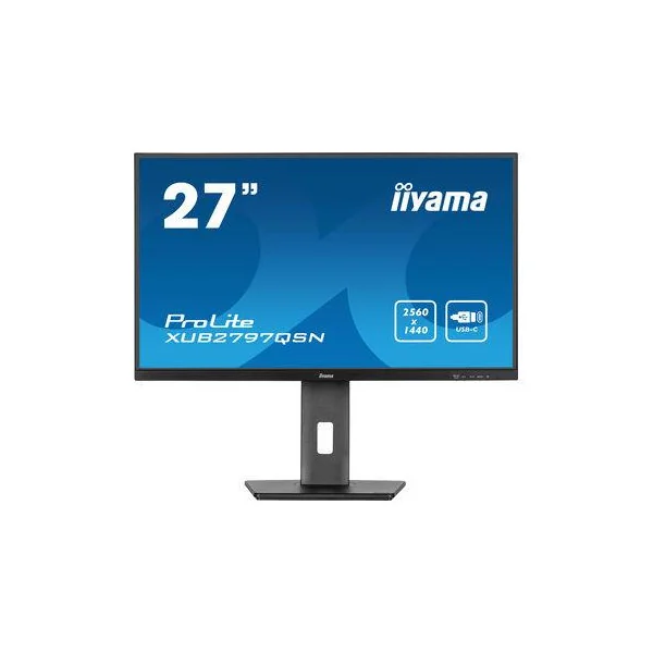 LCD Monitor|IIYAMA|27"|Business|Panel IPS|2560x1440|16:9|100Hz|Matte|1 ms|Speakers|Swivel|Pivot|Height adjustable|Tilt|Colour Bl