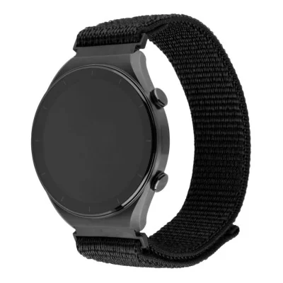 Fixed | Sporty Strap with Quick Release 20mm for Smartwatch | 160-210 mm | Black | Nylon