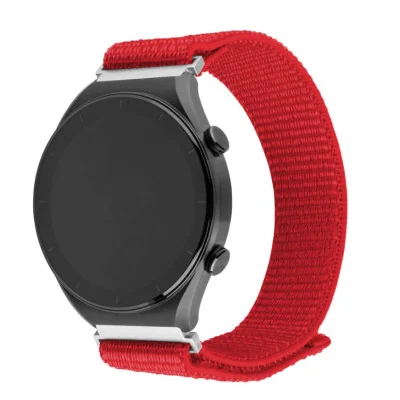 Fixed | Sporty Strap with Quick Release 20mm for Smartwatch | 160-210 mm | Red | Nylon