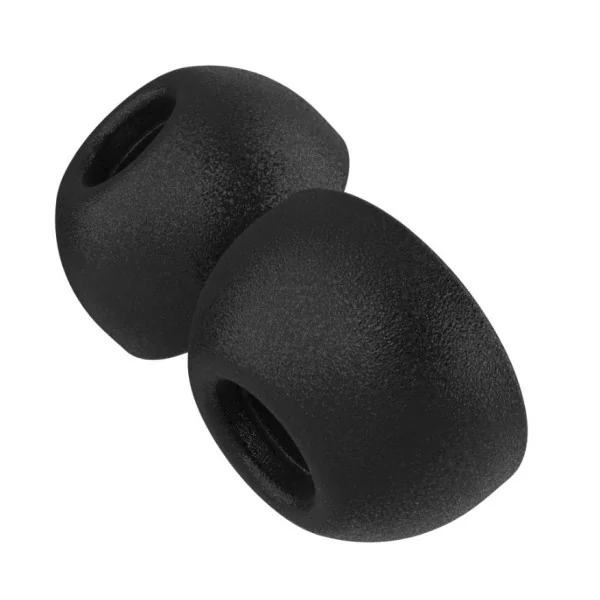 Fixed Plugs Pro, 2 sets, size XS | Plugs | Apple | Airpods Pro/Pro 2 | Foam | Black