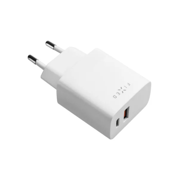 Fixed USB-C/USB kelioninis įkroviklis 20W | FIXC20N-CU-WH