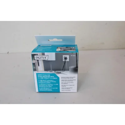 SALE OUT. DIGITUS Safety Plug for Flush Mounting with 1 x USB Type-C, 1 x USB A | Digitus | Safety Plug for Flush Mounting with 