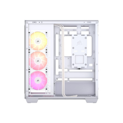 Corsair 3500X ARGB Mid-Tower PC Case, White | Corsair