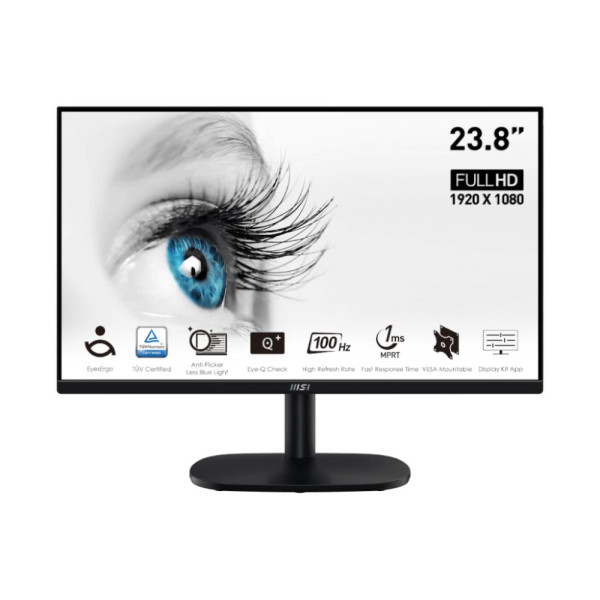 LCD Monitor|MSI|PRO MP245V|23.8"|Business|Panel VA|1920x1080|16:9|100Hz|1 ms|Tilt|PROMP245V