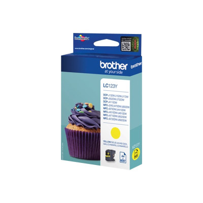 Brother LC123Y | Ink Cartridge | Yellow