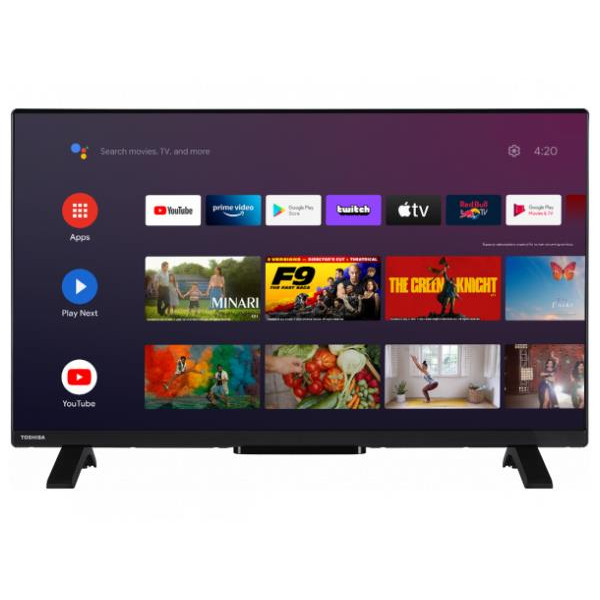 TV Set|TOSHIBA|43"|4K/Smart|1920x1080|Wireless LAN|Bluetooth|Android TV|Black|43LA2363DG