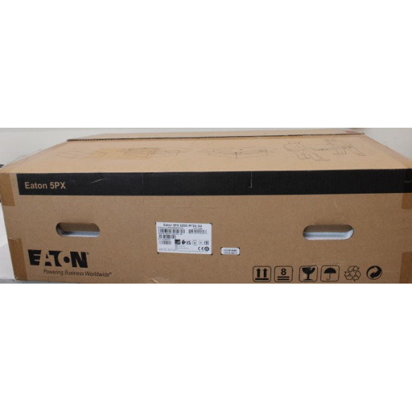 IŠPARDAVIMAS . Eaton UPS 5PX 2200i RT2U G2 | Eaton | UPS | 5PX 2200i RT2U G2 | 2200 VA | 2200 W | DAMAGED PACKAGING, UNPACKED, U