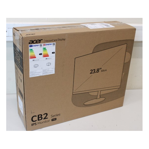 SALE OUT. Acer CB2 Series ZeroFrame CB242YEBMIPRX 23.8", LCD IPS,1920x1080/16:9/1ms/250/1m:1/1xHDMI/1xVGA/1xDP/Audio In/Out/Blac