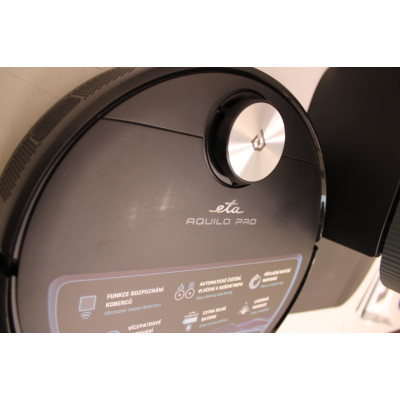 SALE OUT. ETA ETA724390000 Robotic vacuum cleaner ETA Aquilo PRO, Cordless, Operating time 180 min, Volume of dust bag or contai