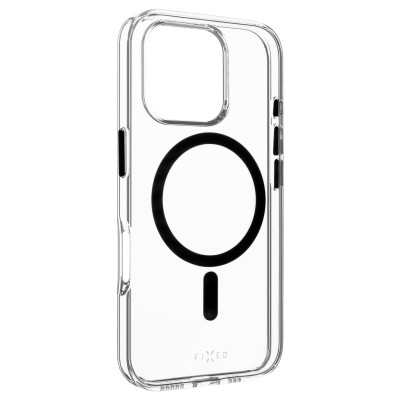 Fixed | MagPurity | Back Cover | Apple | iPhone 16 Pro Max | TPU | Clear, Black