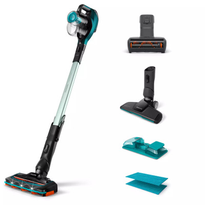 Philips Vacuum Cleaner FC6729/01 SpeedPro Aqua Cordless operating Handstick 21.6 V Operating time (max) 50 min Shiny dark opal