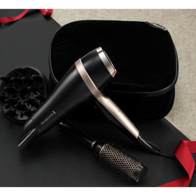 Remington Salon Smooth Hair Dryer Gift Set | D6940GP | 2100 W | Number of temperature settings 3 | Ionic function | Diffuser noz