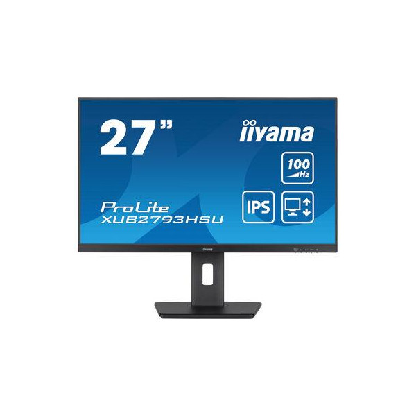 LCD Monitor|IIYAMA|27"|Business|Panel IPS|1920x1080|16:9|100Hz|Matte|1 ms|Speakers|Swivel|Pivot|Height adjustable|Tilt|Colour Bl