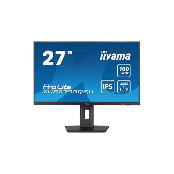 LCD Monitor|IIYAMA|27"|Business|Panel IPS|2560x1440|16:9|100Hz|Matte|1 ms|Speakers|Swivel|Pivot|Height adjustable|Tilt|Colour Bl