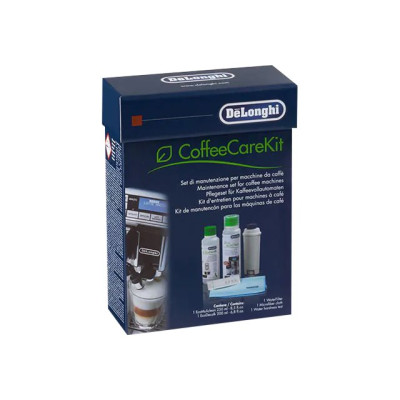 Delonghi | DLSC306 Maintenance Care Kit for Bean to Cup & Espresso Coffee Machines, includes five cleaning accessories