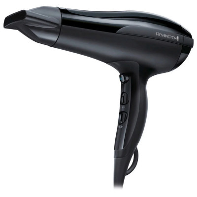 Remington Hair Dryer | D5215 Pro-Air Shine | 2300 W | Number of temperature settings 3 | Ionic function | Diffuser nozzle | Blac