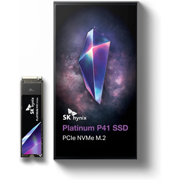 SK Hynix Platinum P41 SSD | 500 GB | SSD form factor M.2 2280 | Solid-state drive interface PCIe Gen4x4 | Read speed 7000 MB/s |