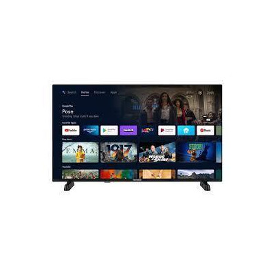 TV Set|TELEFUNKEN|40"|Smart/FHD|Wireless LAN|Bluetooth|Android TV|Black|40FAG8030