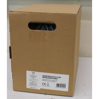 SALE OUT. DIGITUS ASSNET100 CAT 5e U-UTP installation cable, 100 MHz Eca (PVC), AWG 23/1, 305 m paper box, sx, grey, | Digitus |