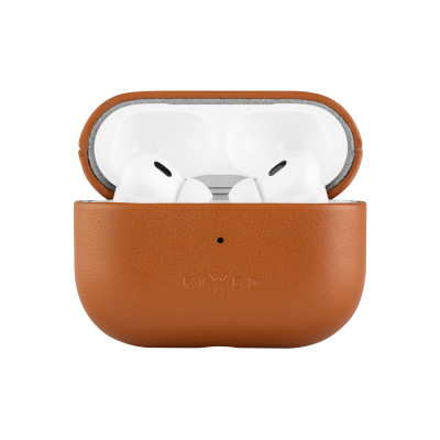 Fixed | Earbuds Case with MagSafe Support | Apple AirPods Pro 2/Pro 2 (USB-C) | Brown | Leather