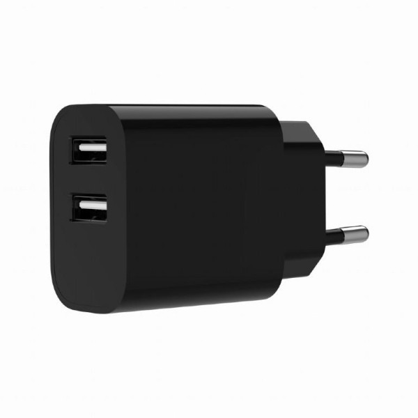 CHARGER USB UNIVERSAL BLACK/2P TA-UC-2A12-01-BK GEMBIRD