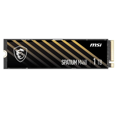 SSD|MSI|SPATIUM M460|1TB|M.2|PCIE|NVMe|3D NAND|Write speed 4500 MBytes/sec|Read speed 5000 MBytes/sec|MTBF 1500000 hours|S78-440